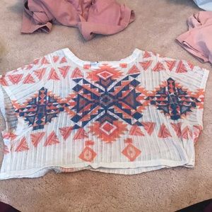 Aztec print shirt